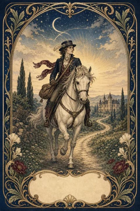Le Cavalier, carte du Petit Lenormand